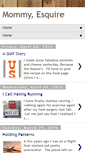 Mobile Screenshot of mommyesquire.blogspot.com
