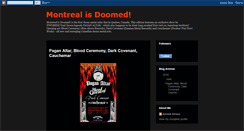 Desktop Screenshot of montrealisdoomed.blogspot.com