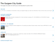 Tablet Screenshot of gurgaoncityguide.blogspot.com