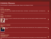 Tablet Screenshot of celebrity-diseases.blogspot.com