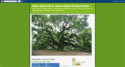 Desktop Screenshot of johnsislandsc.blogspot.com