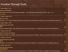 Tablet Screenshot of freethroughtruth.blogspot.com