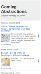 Mobile Screenshot of comingabstractions.blogspot.com