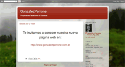 Desktop Screenshot of gonzalezperrone.blogspot.com