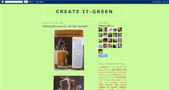 Desktop Screenshot of createitgreen.blogspot.com