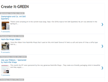 Tablet Screenshot of createitgreen.blogspot.com
