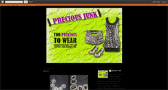 Desktop Screenshot of precious--junk.blogspot.com