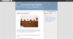 Desktop Screenshot of pedagogiaunesp.blogspot.com