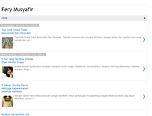 Tablet Screenshot of ferymusyafir.blogspot.com
