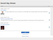 Tablet Screenshot of locustdaydream.blogspot.com