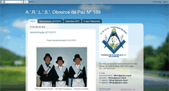 Desktop Screenshot of lojaobreirosdapaz189.blogspot.com