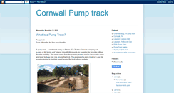 Desktop Screenshot of cornwallpumptrack.blogspot.com