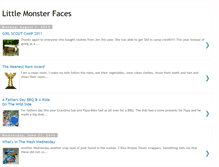 Tablet Screenshot of littlemonsterfaces.blogspot.com