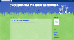 Desktop Screenshot of ingurumenaetahaurhezkuntza.blogspot.com
