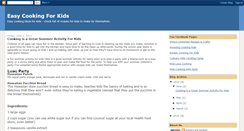 Desktop Screenshot of easycookingforkids.blogspot.com