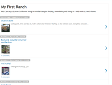 Tablet Screenshot of myfirstranch.blogspot.com
