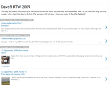 Tablet Screenshot of daverrtw2009.blogspot.com