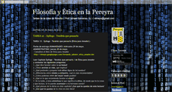 Desktop Screenshot of filosofiapereyra.blogspot.com