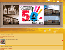 Tablet Screenshot of cincuentenariofraypablo.blogspot.com