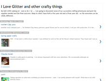 Tablet Screenshot of glittercrafts.blogspot.com