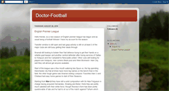 Desktop Screenshot of doctor-football.blogspot.com