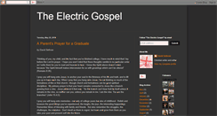 Desktop Screenshot of electricgospel.blogspot.com