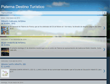 Tablet Screenshot of paternaderiveradestinoturistico.blogspot.com