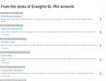 Tablet Screenshot of evanglistdrphilarmenik.blogspot.com