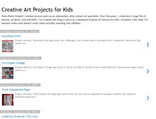 Tablet Screenshot of creativeartforkids.blogspot.com