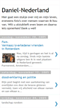 Mobile Screenshot of danielinnederland.blogspot.com
