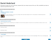 Tablet Screenshot of danielinnederland.blogspot.com