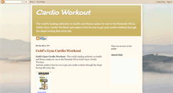 Desktop Screenshot of cardio-workout-now.blogspot.com