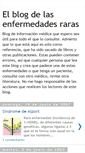 Mobile Screenshot of enfermedadesraras.blogspot.com