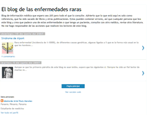 Tablet Screenshot of enfermedadesraras.blogspot.com