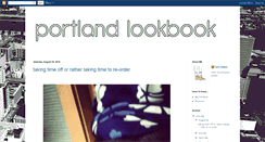 Desktop Screenshot of portlandlookbook.blogspot.com