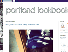 Tablet Screenshot of portlandlookbook.blogspot.com