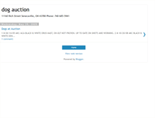 Tablet Screenshot of dogauction1.blogspot.com