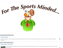 Tablet Screenshot of forthesportsminded.blogspot.com