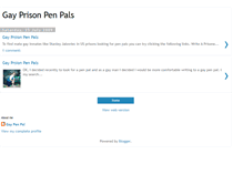 Tablet Screenshot of gay-prison-penpals.blogspot.com