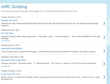 Tablet Screenshot of kumpulan-script-mirc.blogspot.com