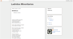 Desktop Screenshot of ladridosminoritarios.blogspot.com