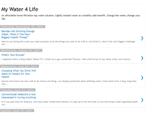 Tablet Screenshot of mywater4life.blogspot.com