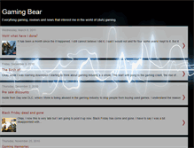 Tablet Screenshot of gamingbears.blogspot.com