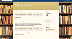 Desktop Screenshot of ministerscorner.blogspot.com