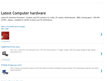 Tablet Screenshot of latestpcperipheral.blogspot.com