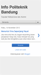 Mobile Screenshot of infopolban.blogspot.com