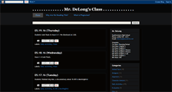 Desktop Screenshot of mrdelongsblog2011.blogspot.com