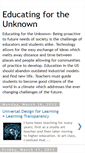 Mobile Screenshot of educatingfortheunknown.blogspot.com