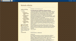 Desktop Screenshot of historiaabierta.blogspot.com