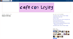 Desktop Screenshot of cafeconlesley.blogspot.com